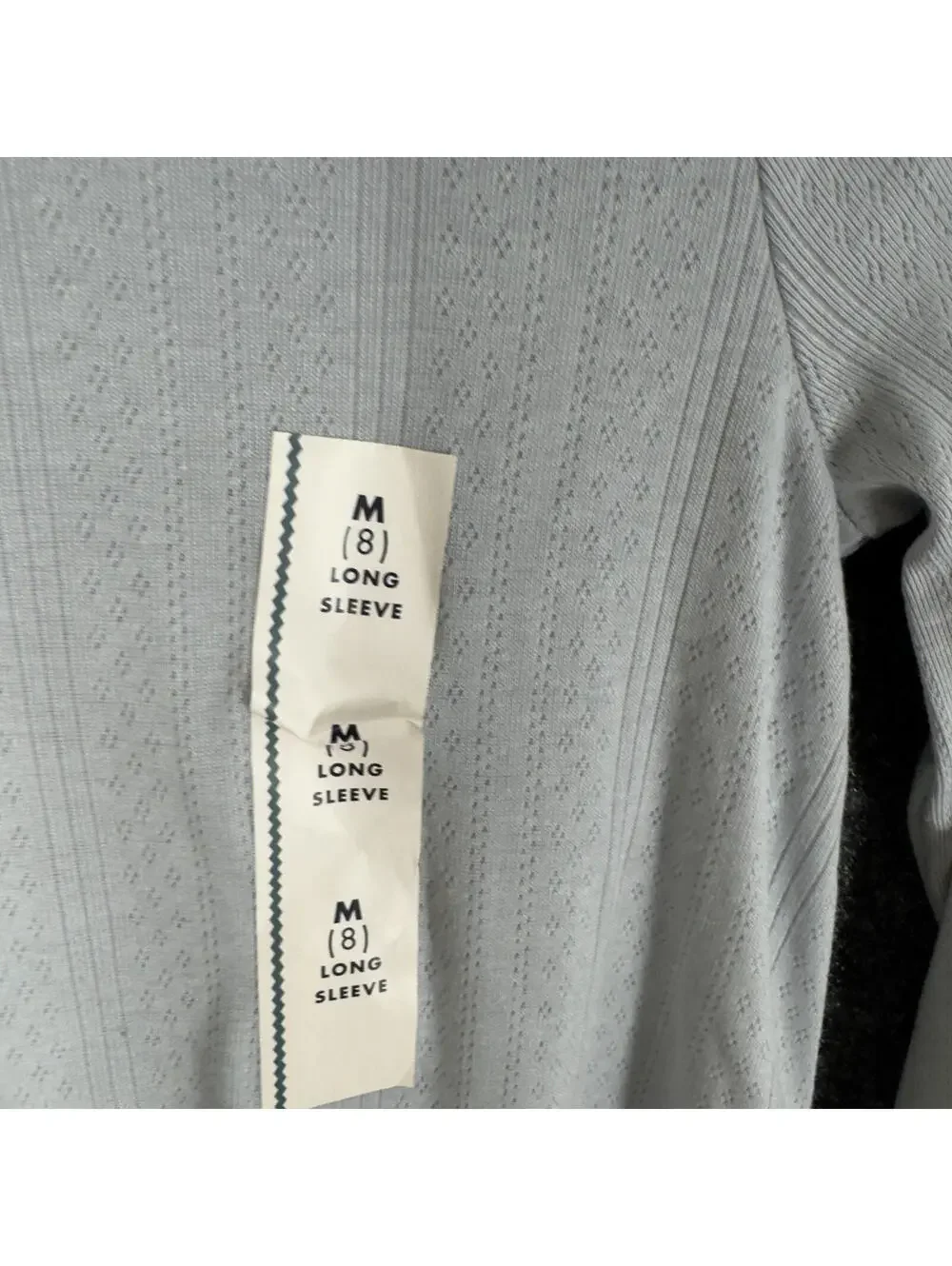 New Cat & Jack Top Girls M Medium Gray Round Neck Long Sleeve Rayon Casual